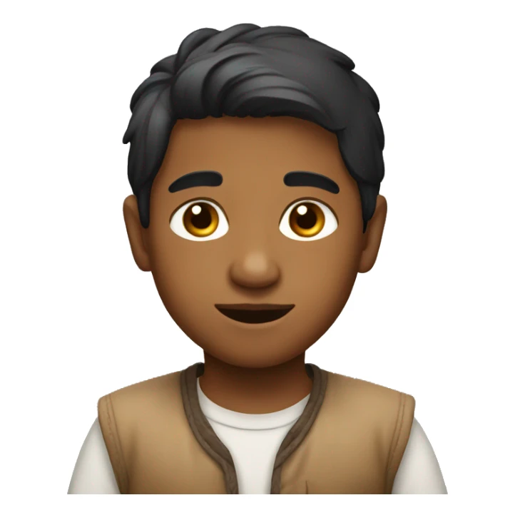 generate a image of indian boy sticker