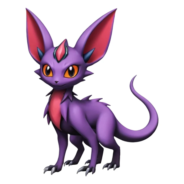 Salandit-Noivern-Espeon-Hybrid (Full body) sticker
