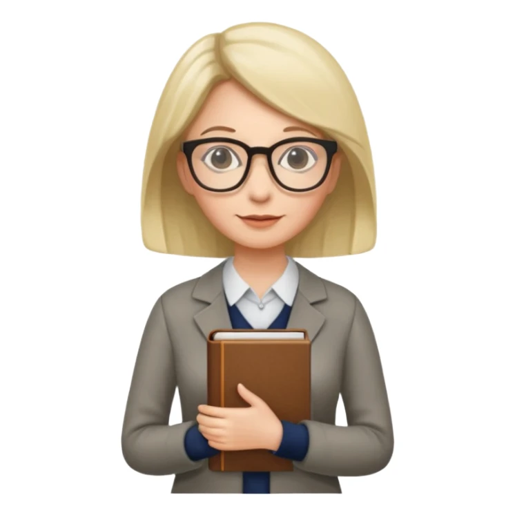 profesoară femeie  în picioare sticker