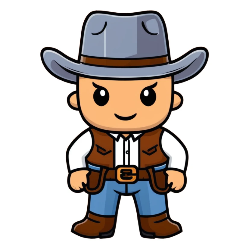 BLK letters in rustic western cowboy style with metallic silver outline and wooden texture sticker