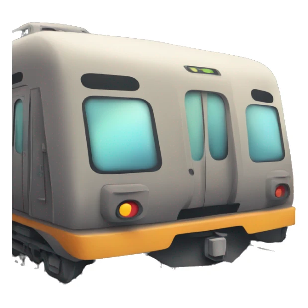 A train with a laptop emoji on the side sticker