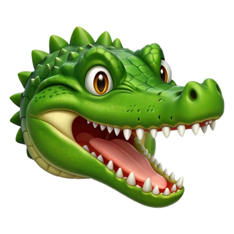 drooling from mouth crocodile emoji sticker