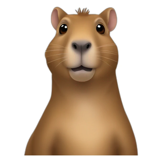 Un-Capibara-sosia-di-franco-battiato sticker