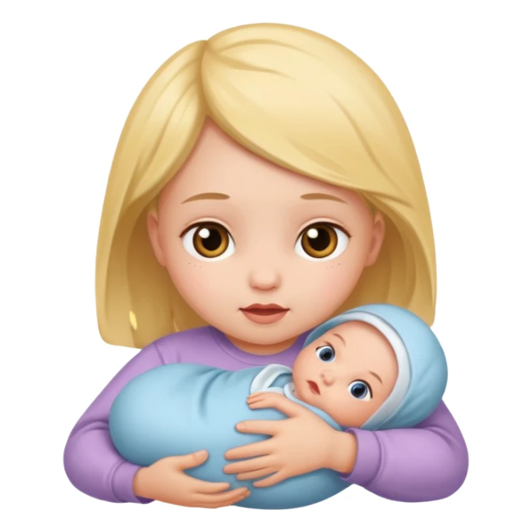 newborn baby girl sticker