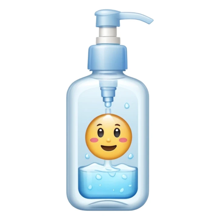 hand sanitizer without pump sticker