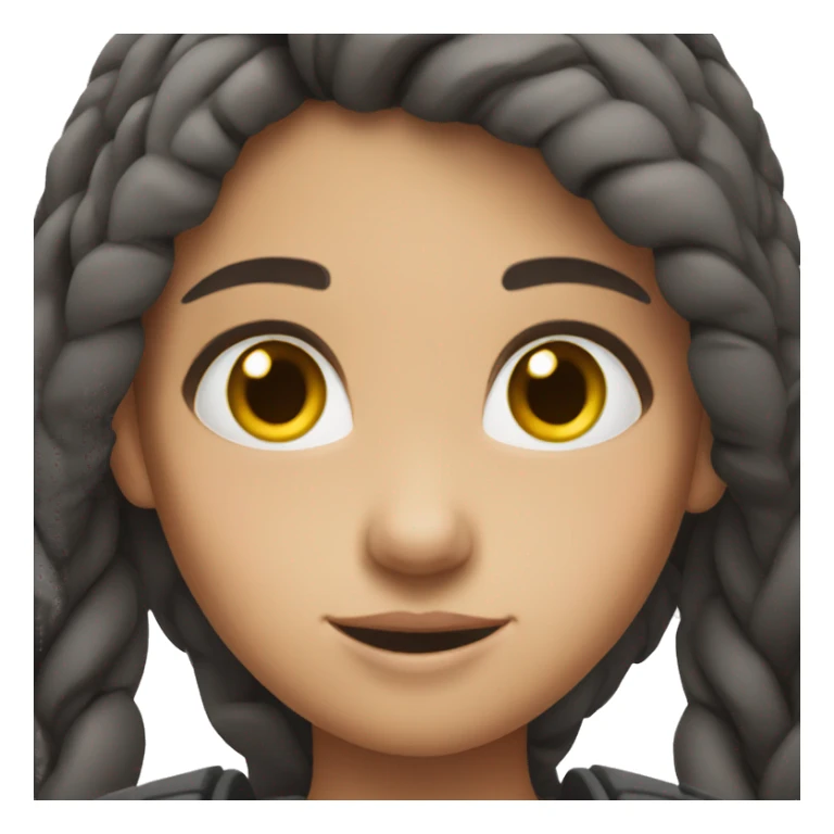 Tires brunette girl sticker