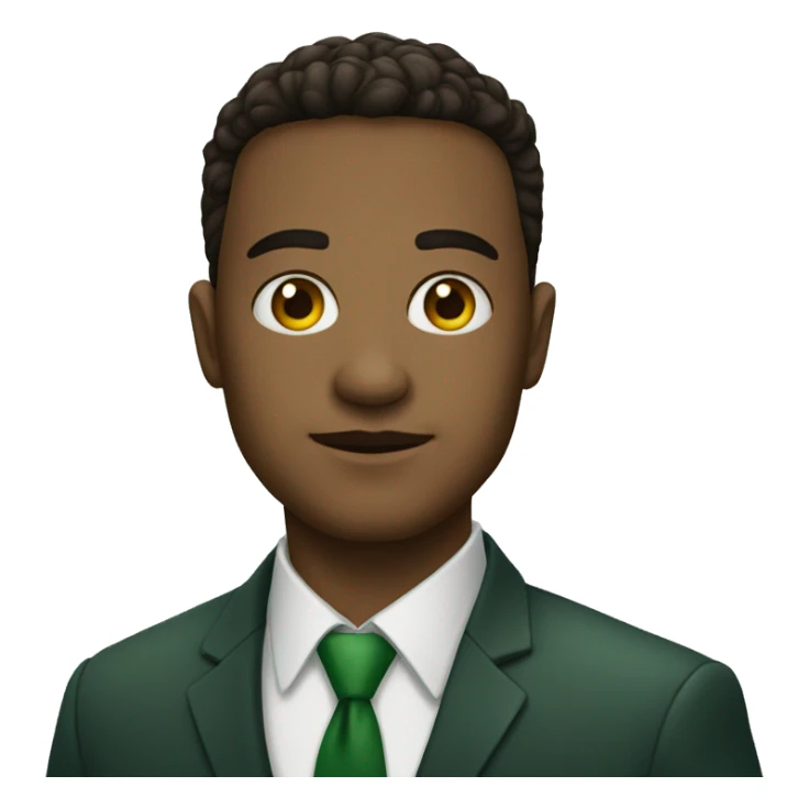 Jovem advogado de olhos verdes sticker