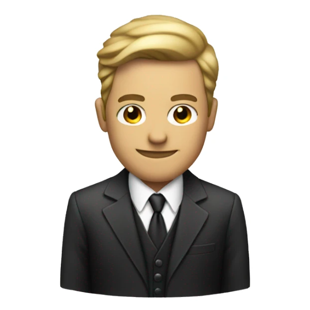 mysterious stylish man in suit no goggles  sticker