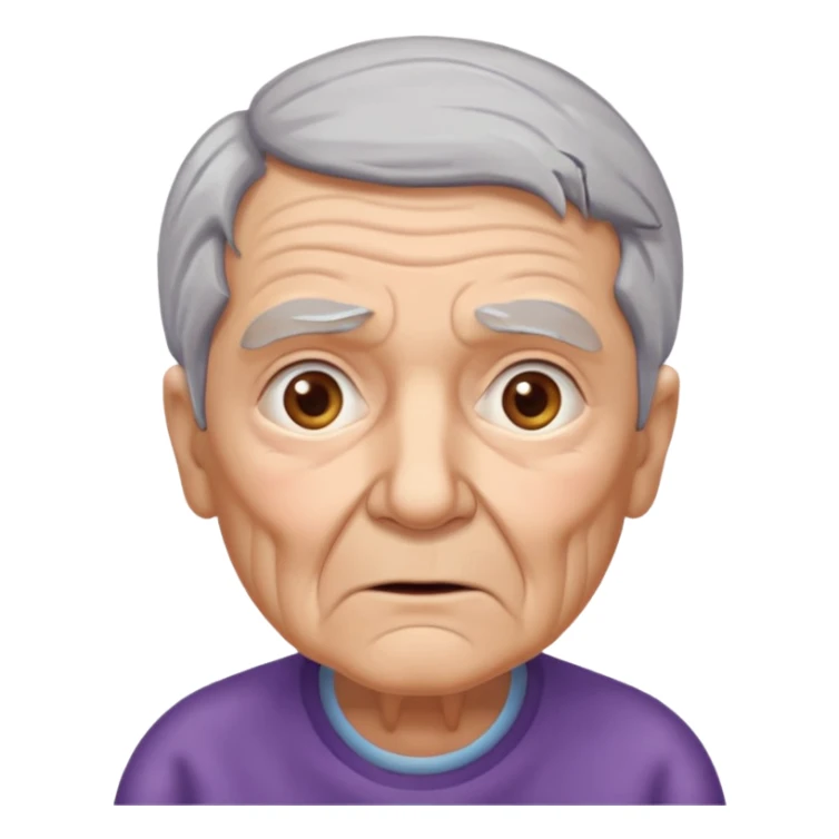 idoso confuso alzheimer sticker