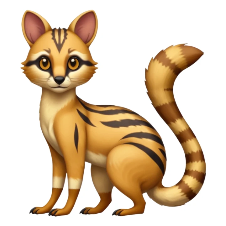 Numbat-Civet-Genet-Caracal-Cheetah-fusion (full body) sticker