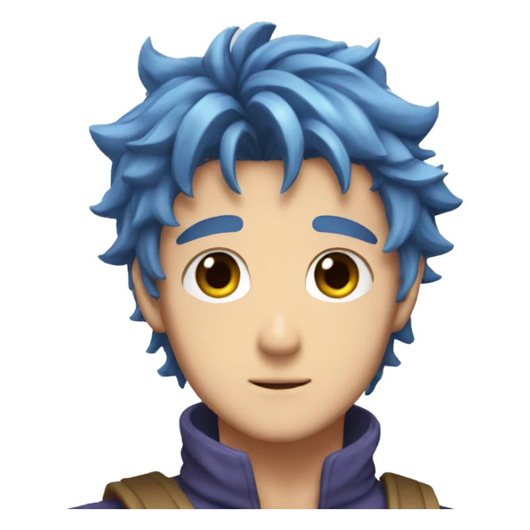 Jonathan Joestar with blue-brown hair sticker