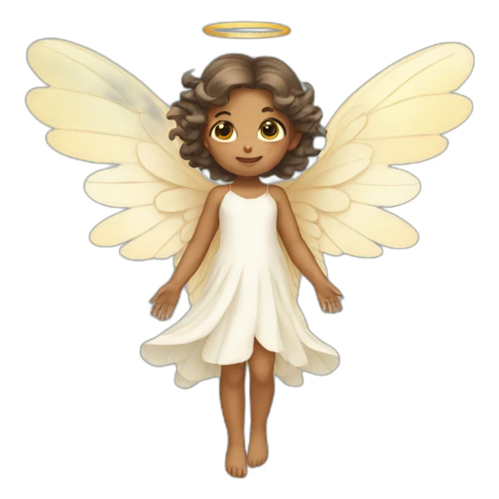 cute Angel fairy with wings sticker