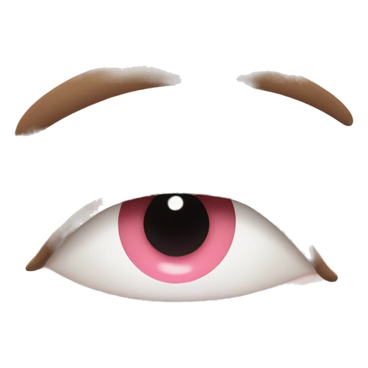 eye roll with tongue sticking out and blush sticker