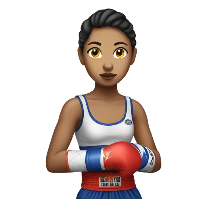 Muay Thai girl  sticker