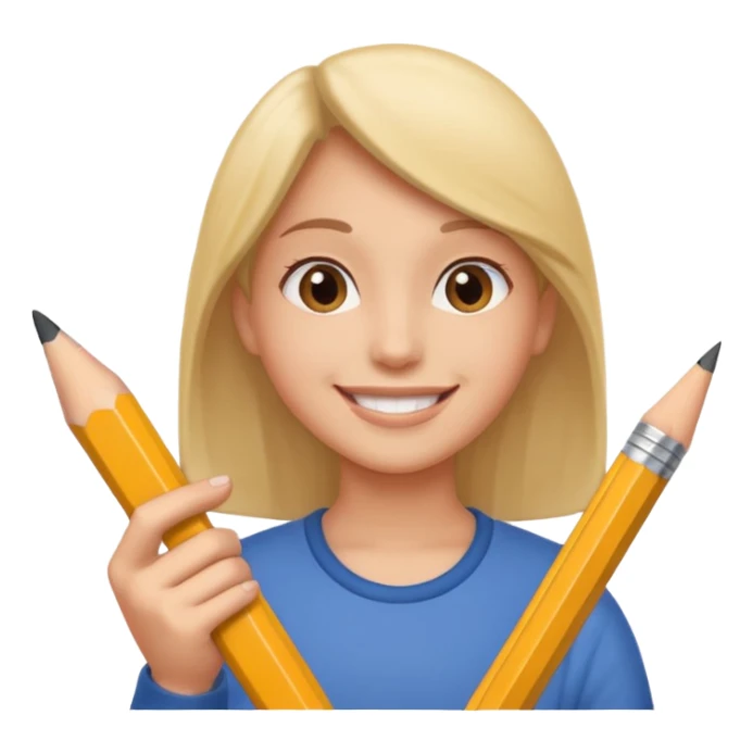 create an emoji of a sketching artist sticker