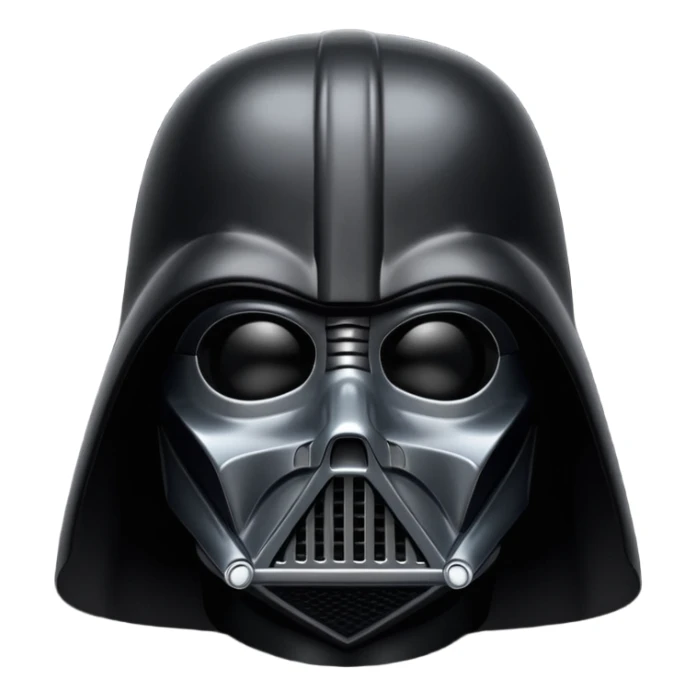 Dark vador sans yeux sur le masque sticker