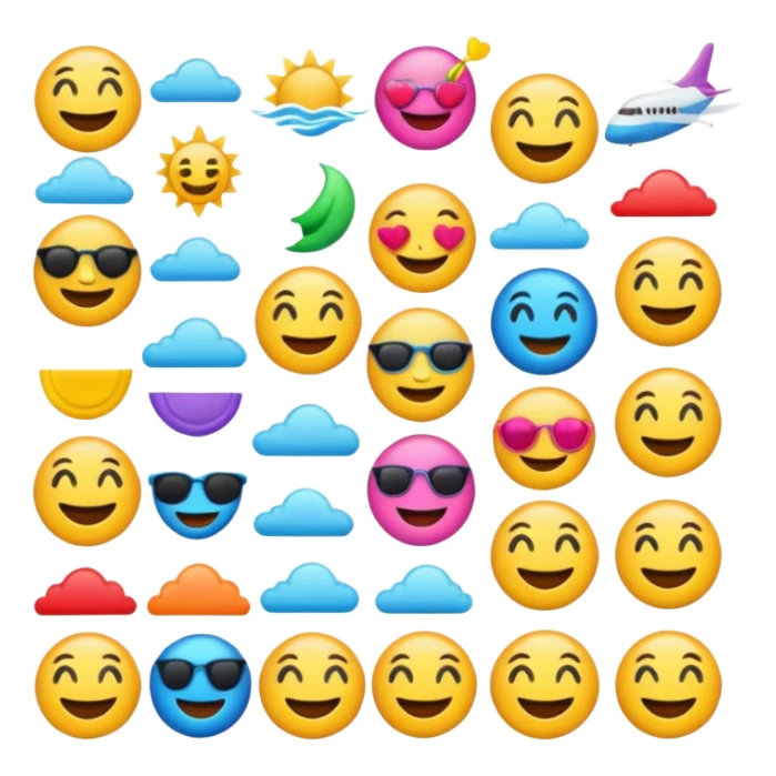 aesthetic travel blog emoji sticker