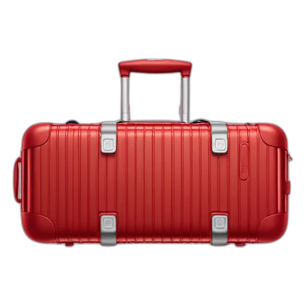 One Rimowa red Essential Cabin S luggage sticker