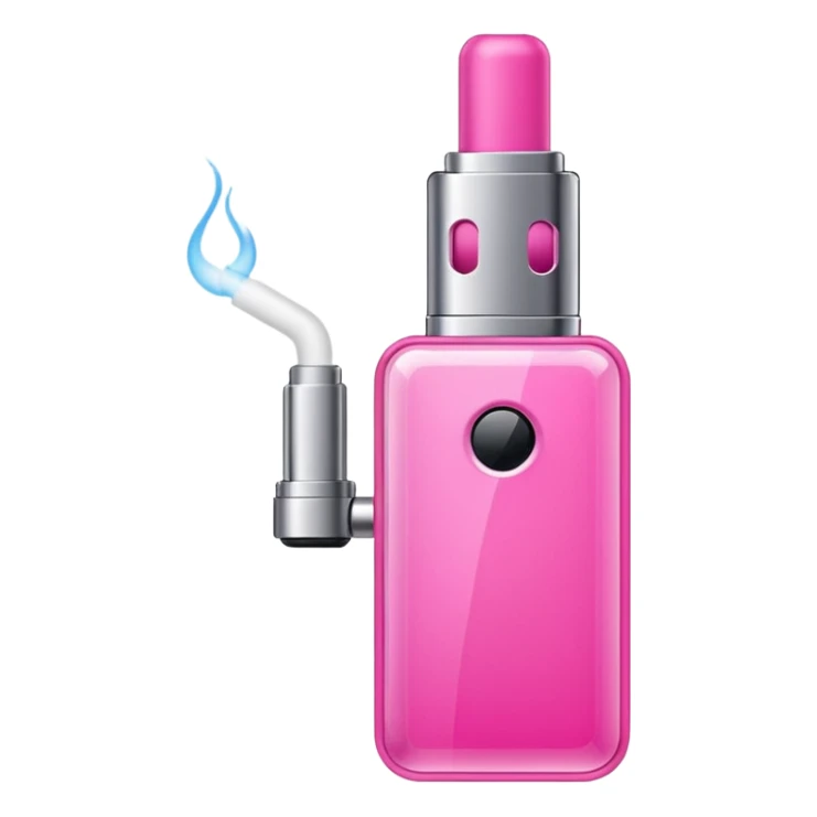 A pink vape shaped like an iget bar sticker