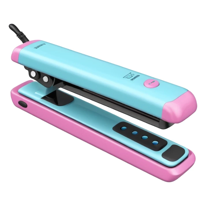 Cute Hair straightner different design, varous color sticker