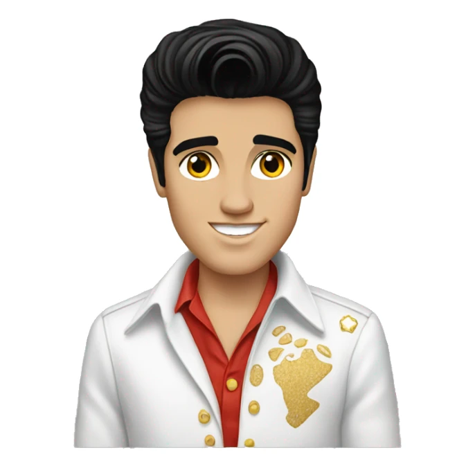 elvis presley as a teenager sticker