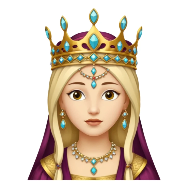  portrait of a Renaissance woman sticker