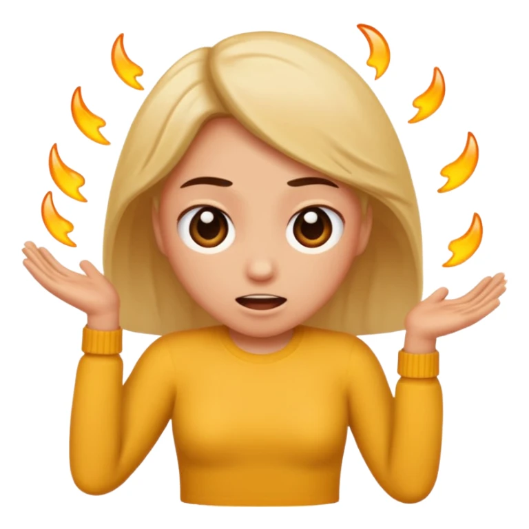 Instigating emoji but he is also shaking like this 🫨 sticker