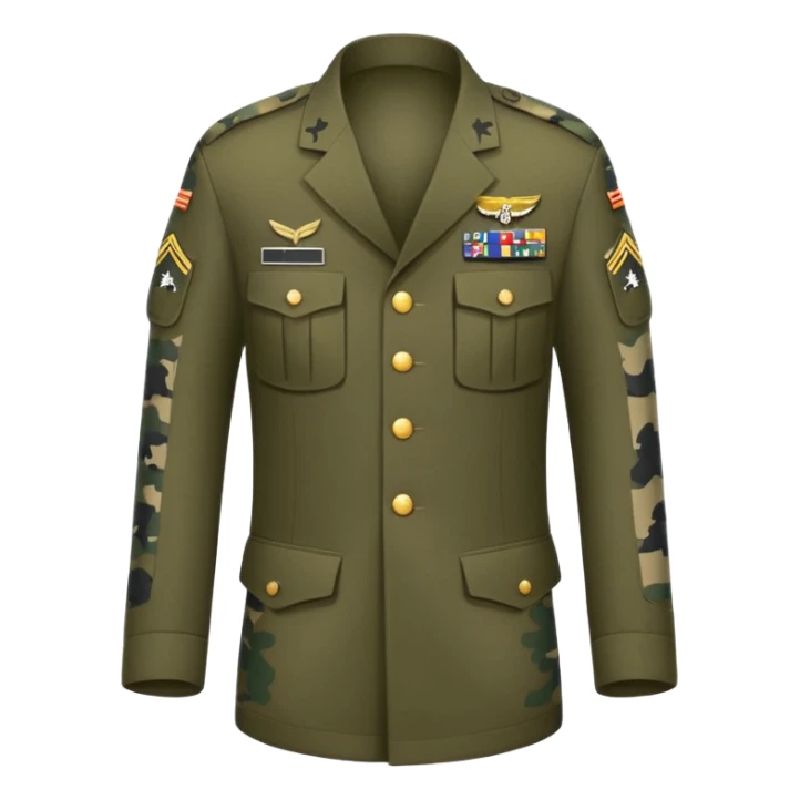 combine U.S. army acu with AGSU half and half sticker