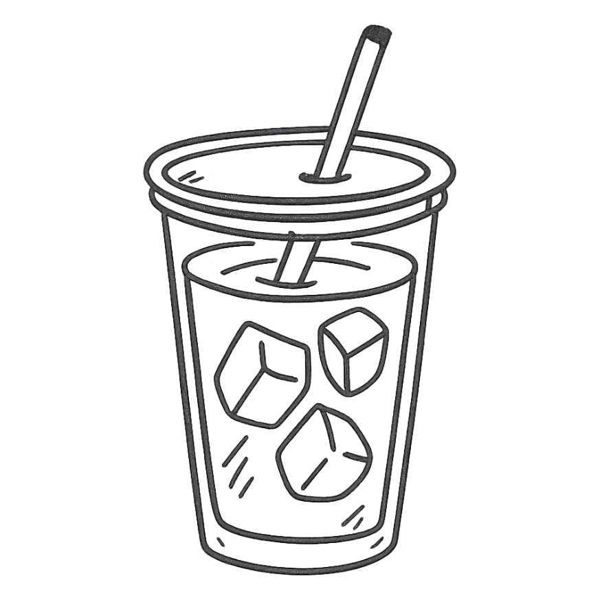 ice americano for ios sticker