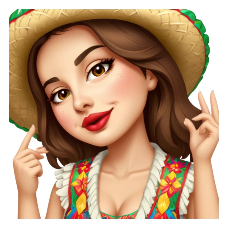 Fiestero with Sombrero sticker