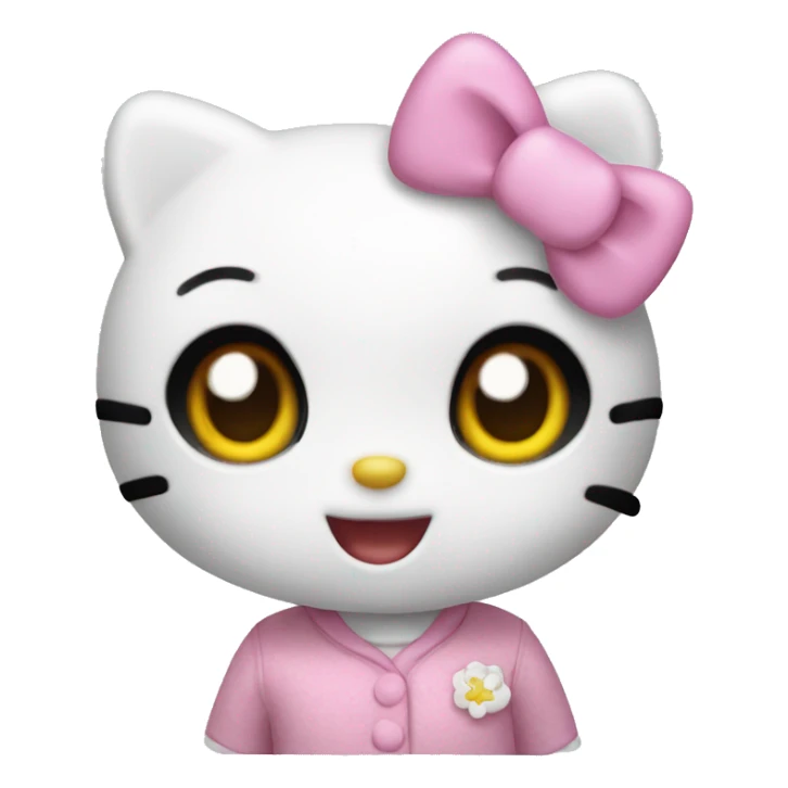 realistic hello kitty sticker