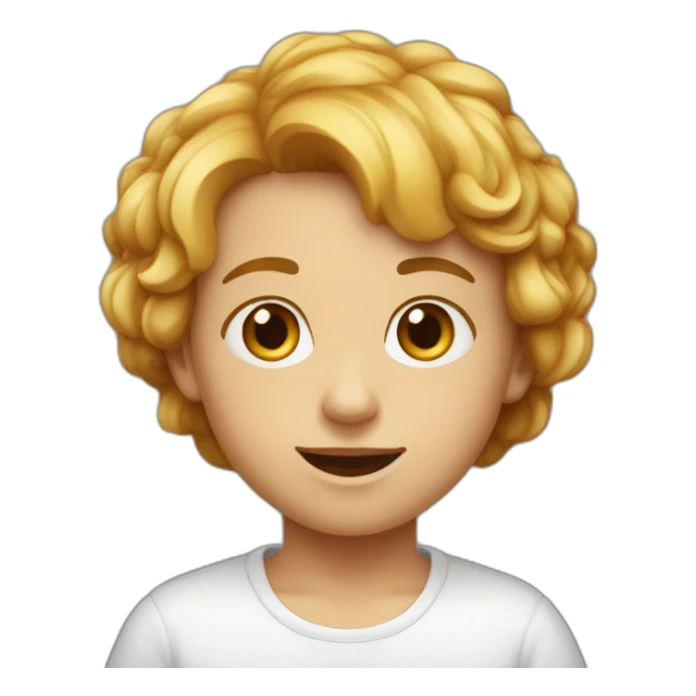 Enfant qui fait du boudin sticker