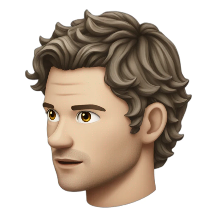 Klaus mikaelson short haircut realistic detailed sticker