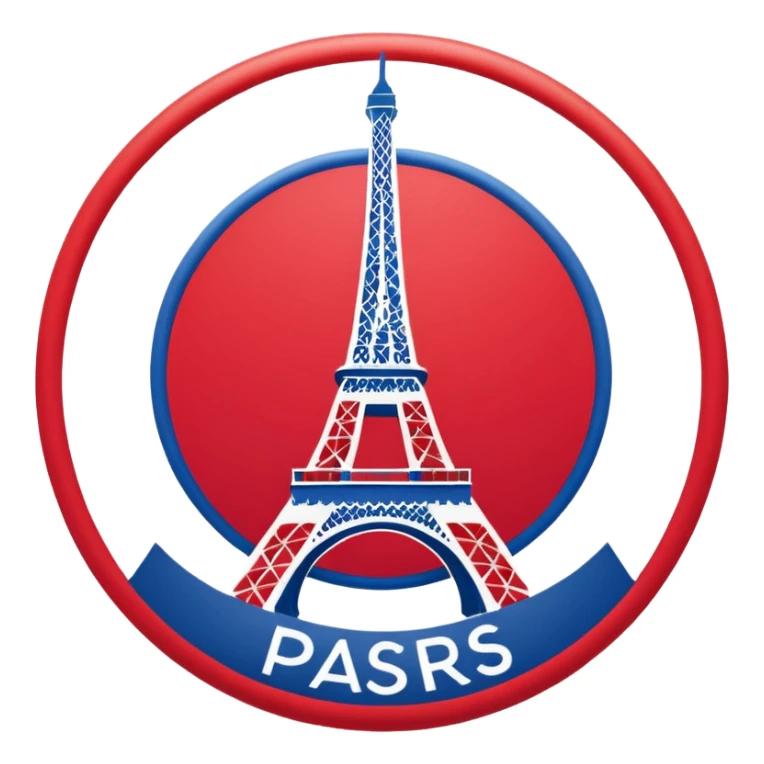 create a PSG Club logo emoji sticker
