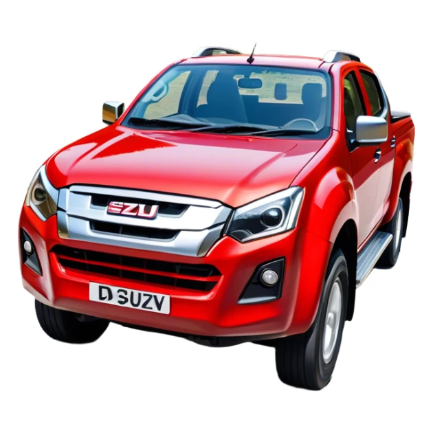 Isuzu D-MAX - Isuzu (Model Year: 2024) (Iconic colour: Red) sticker