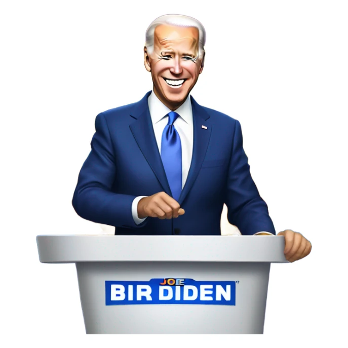 Joe Biden hosting Family Feud sticker