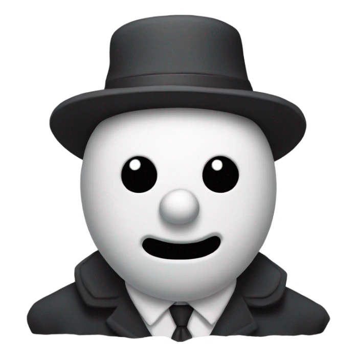 A snowman that’s in the mafia. sticker