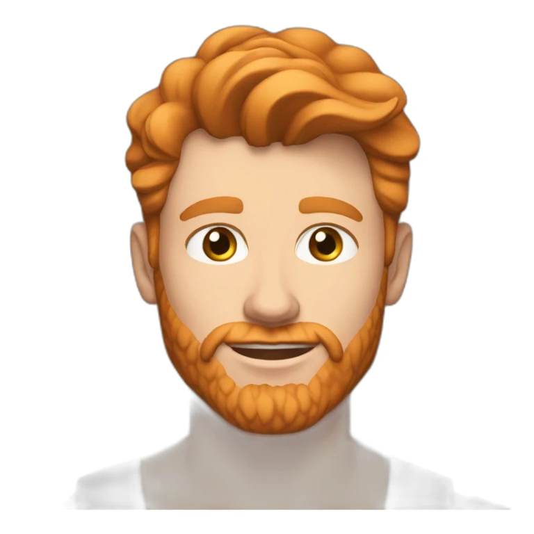 sexy-fit-ginger-brunette-caucasian-gay-man sticker