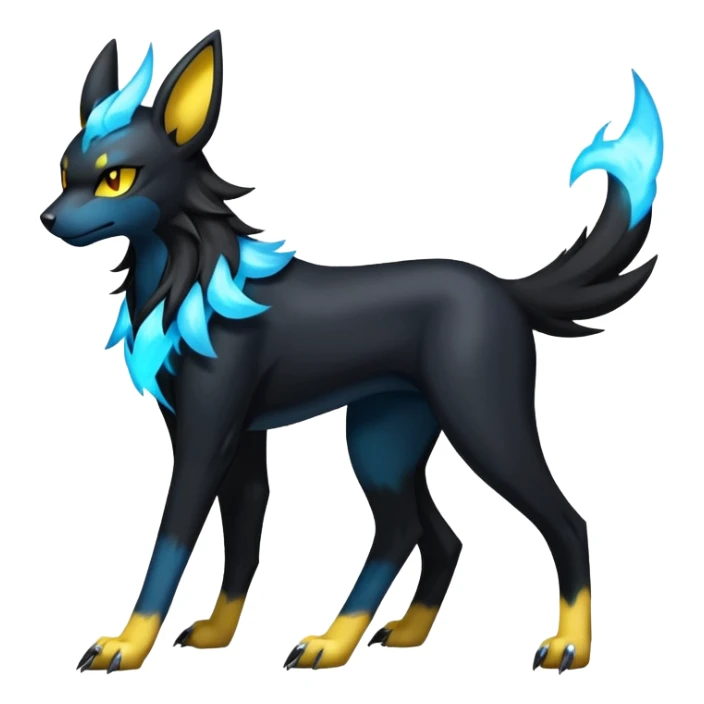 Umbreon-Luxray-Manectric-Houndoom-Pokémon-Fakémon-hybrid-creature sticker