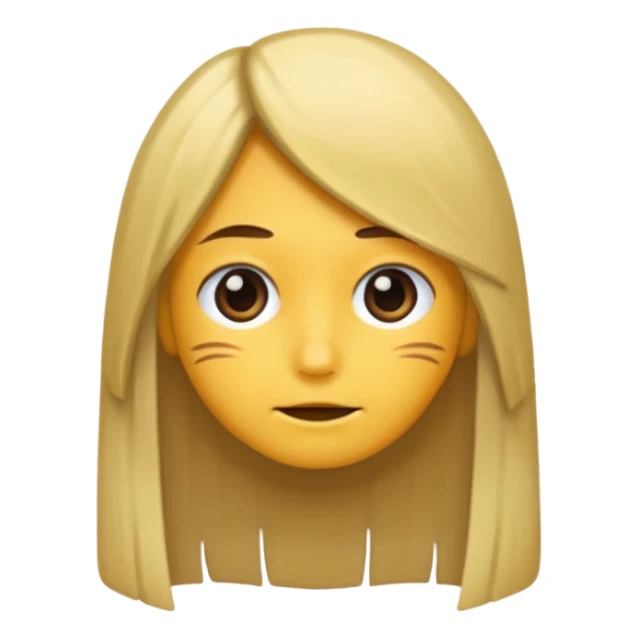 One of them has to have straight hair, so this is not correct sticker