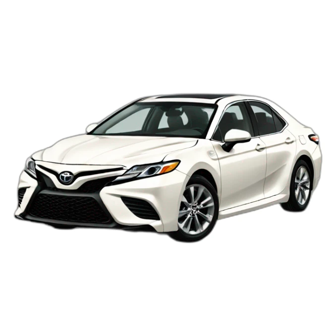 Toyota camry covered with film called q4tulpar sticker