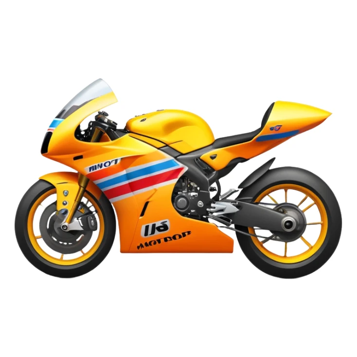 MotoGP racing bike sticker