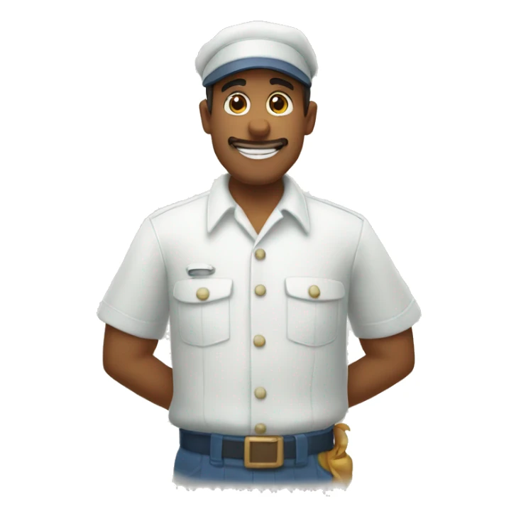 The milkman from That's not my neighbor sticker