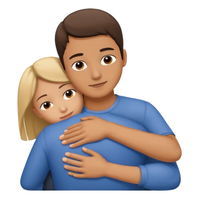 Hand on placed on somebody else’s shoulder to support  sticker