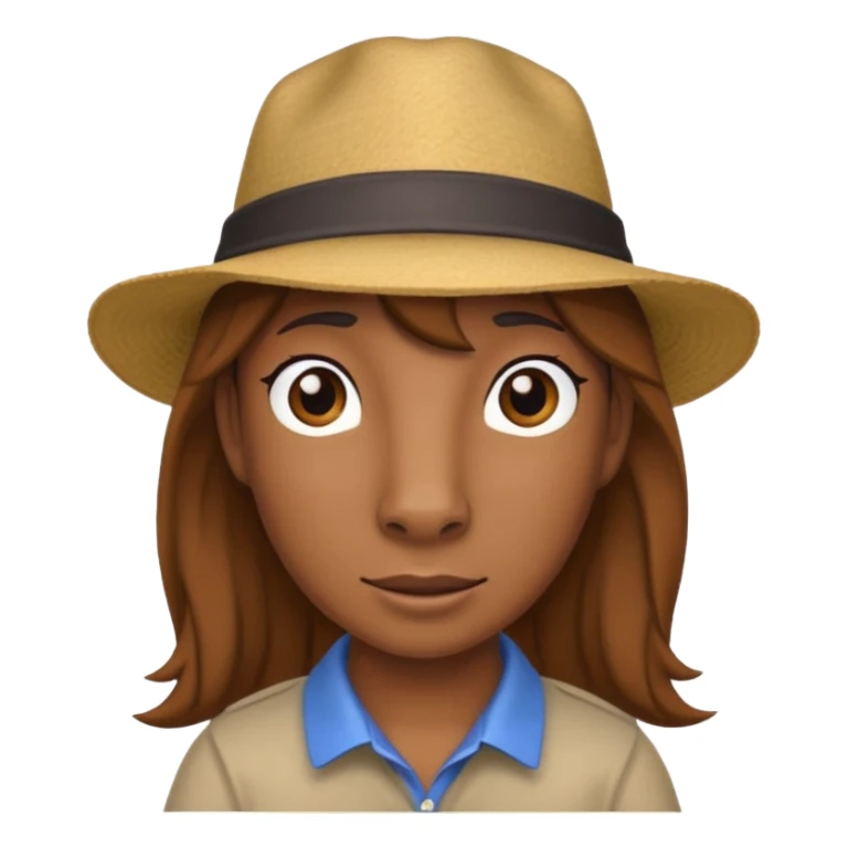 horse with hat and shirt sticker