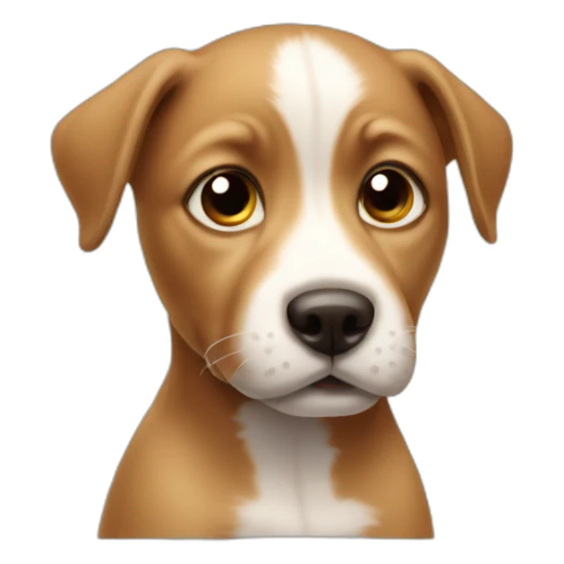 baby dog with snot in the nose sticker