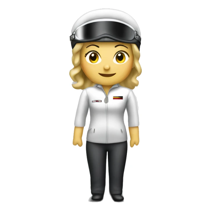 porsche 356 speedster driver woman  sticker