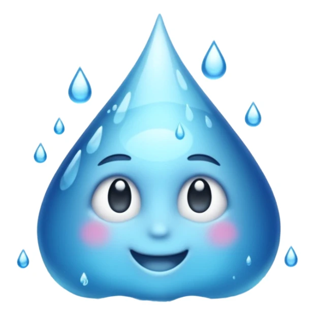 a V made out of water sticker