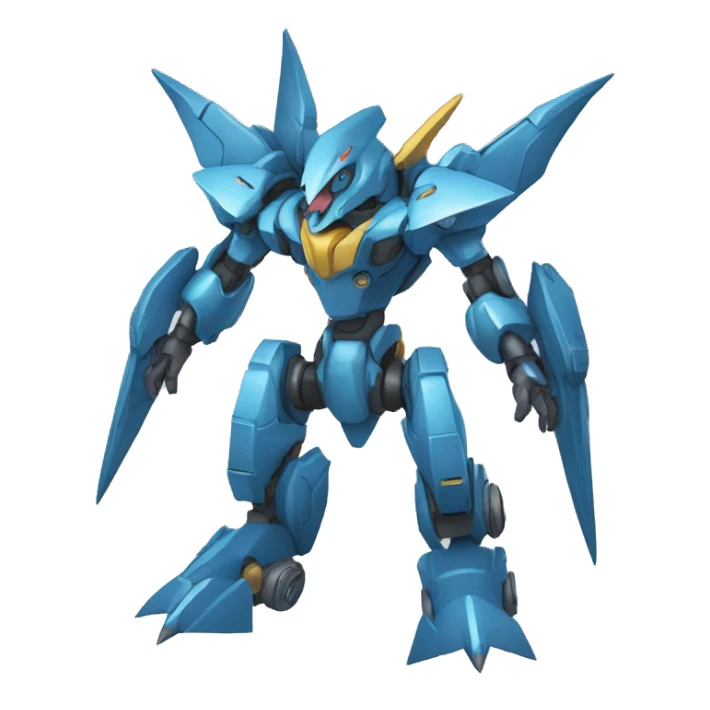 Sharpedo-Gabite-Salamence-Medabot-Mecha full body sticker