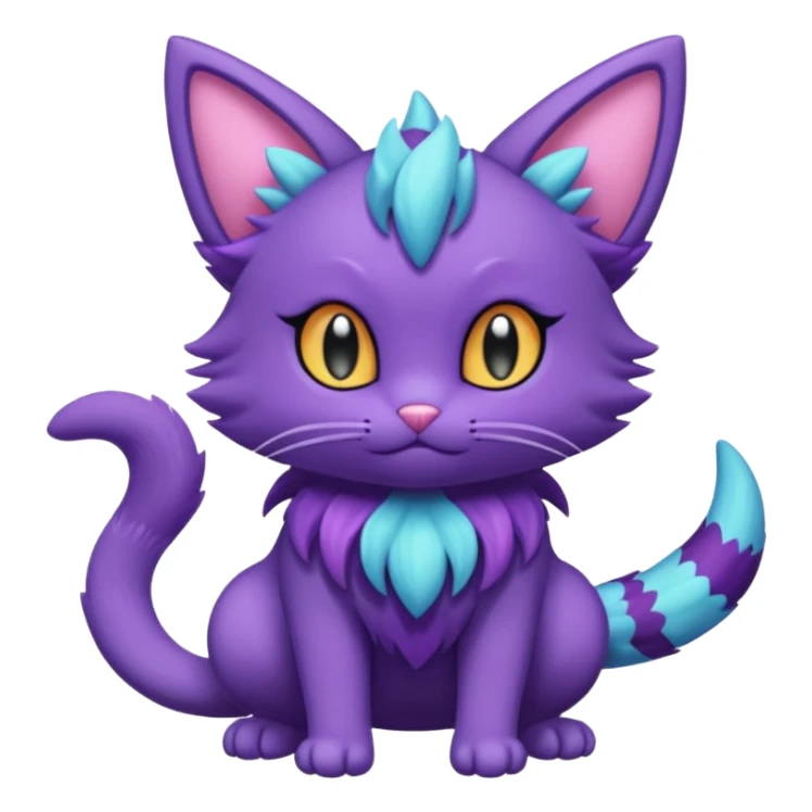  Fey Toony Sprigatito-Purrloin-fusion-hybrid sticker